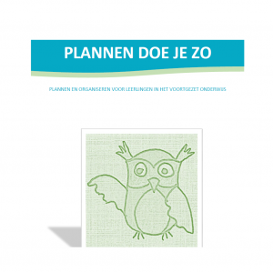 Plannen doe je zo! (gratis download)